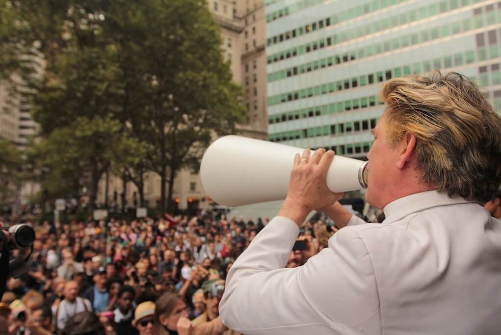 Violence and Gentleness – Reverend Billy on the Occupy Movement