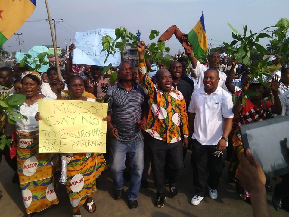 MOSOP UNEP protest