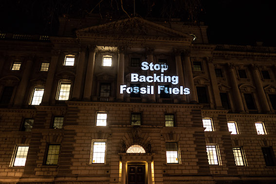 Government issues nearly £2 bn for fossil fuels abroad… and 0.0005 as much for renewables