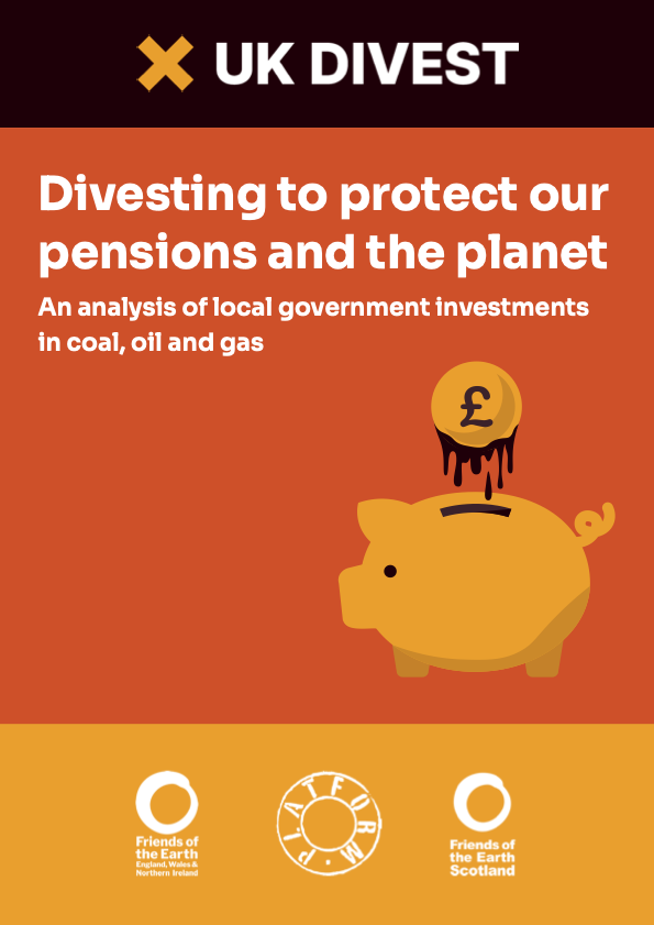 Divesting to protect our pensions and the planet